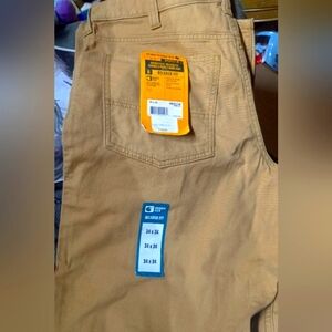 BNWT Mens CARHARTT™️ Rugged Flex Relaxed Fit Canvas 5-Pocket Work pants 34×34